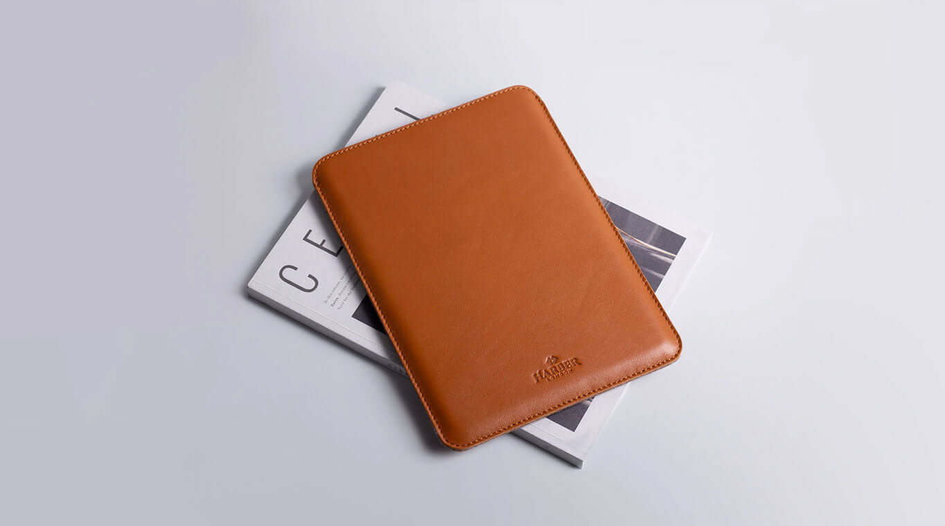 Étui en cuir pour iPad et Kindle - Black Edition