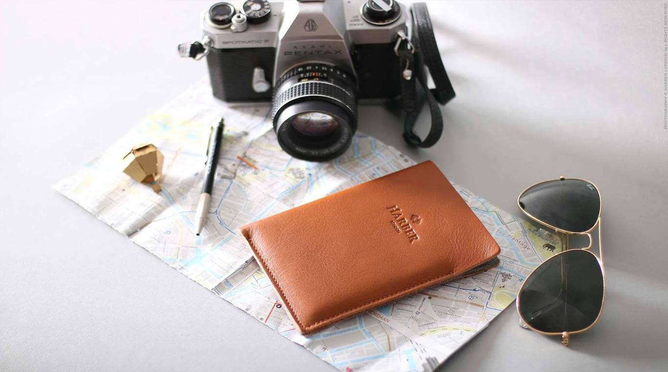 leather passport holder