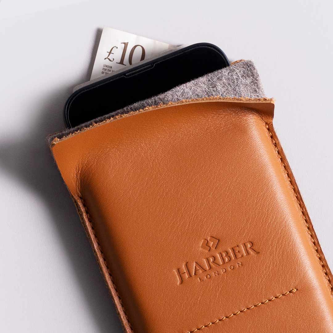 Slim Wallet Sleeve Case for Smartphones