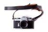 Adjustable Leather Camera Strap Black