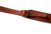 Adjustable Leather & Felt Camera Strap Tan