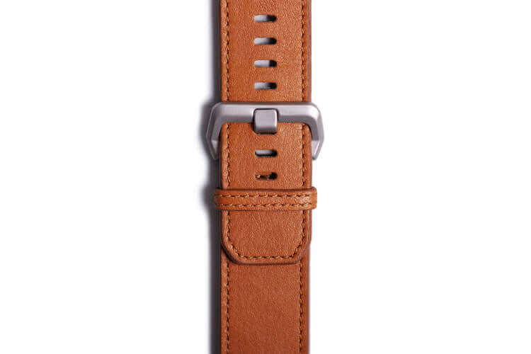 Bracelet Apple Watch. Moderne - Cuir Tan