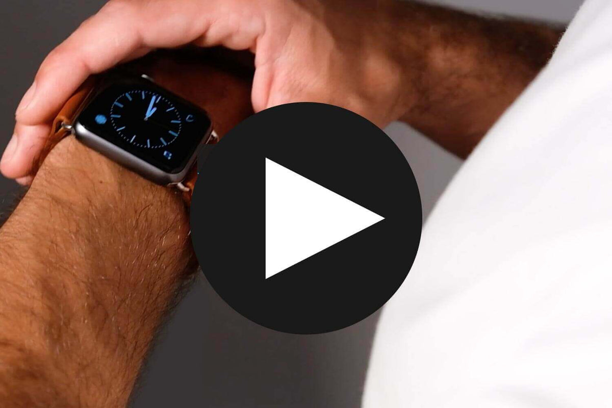 Apple Watch Strap. Classic - Leather – https://player.vimeo.com/video/607478623