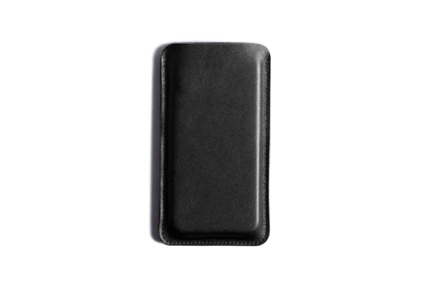 Portefeuille en cuir pour smartphone noir