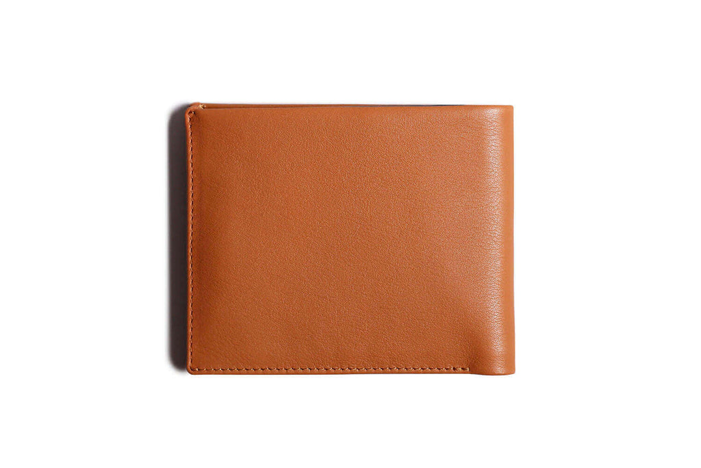 Business Wallet with RFID Protection Tan/Grey