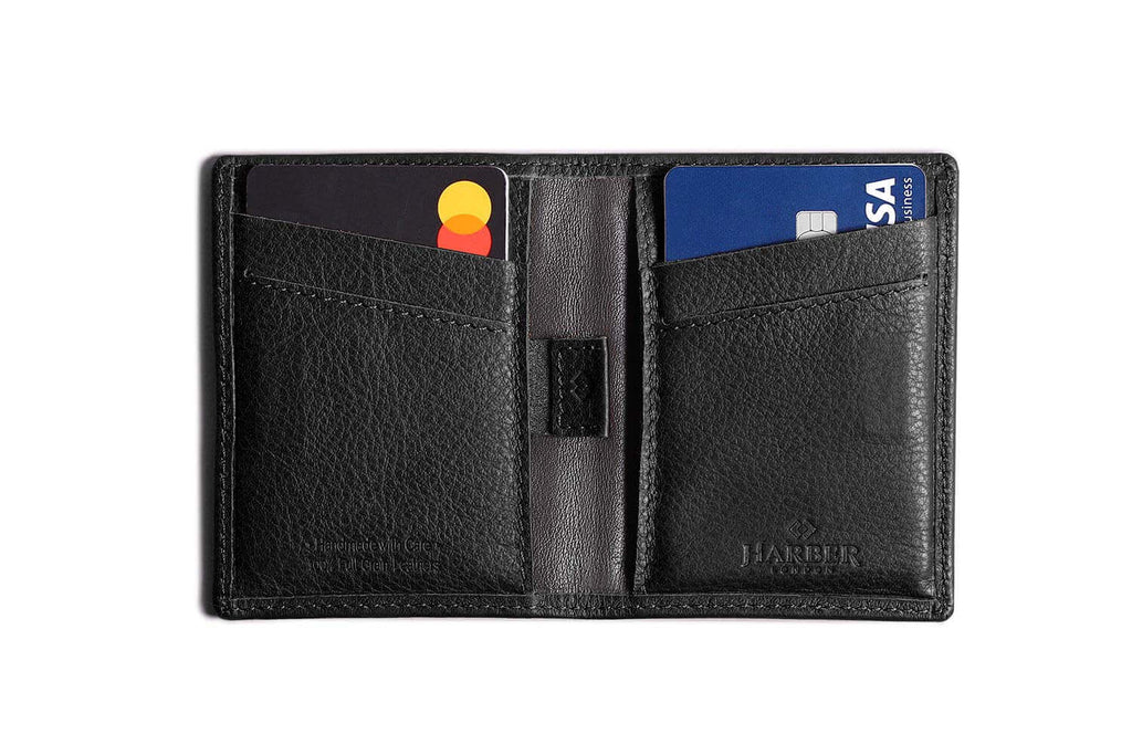 Porte-cartes avec protection RFID Noir