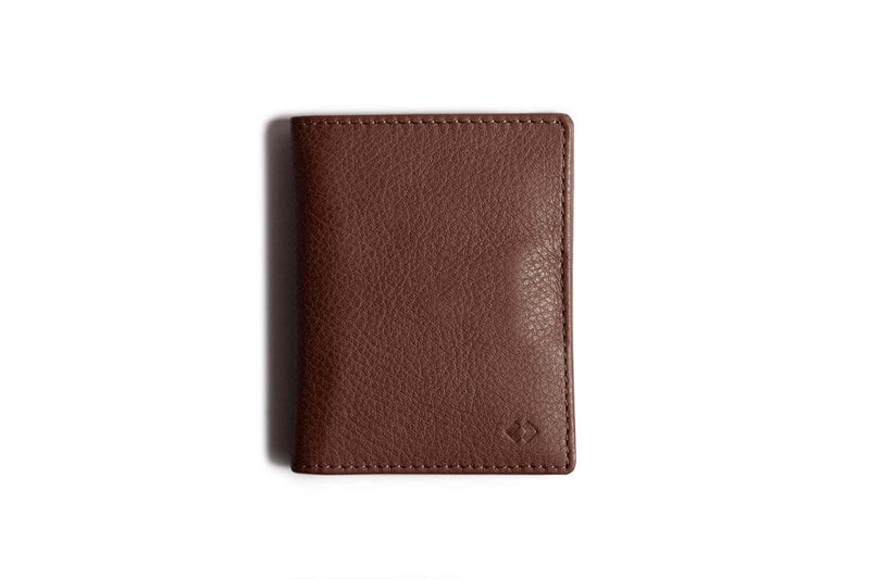 Card Wallet with RFID Protection Deep Brown
