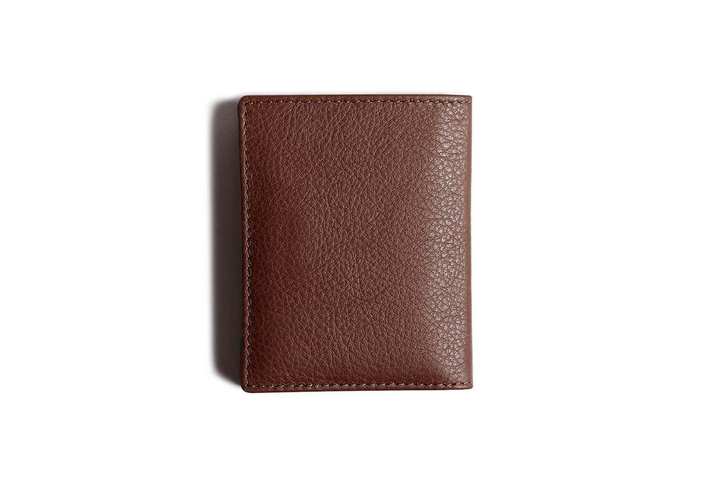 Card Wallet with RFID Protection Deep Brown