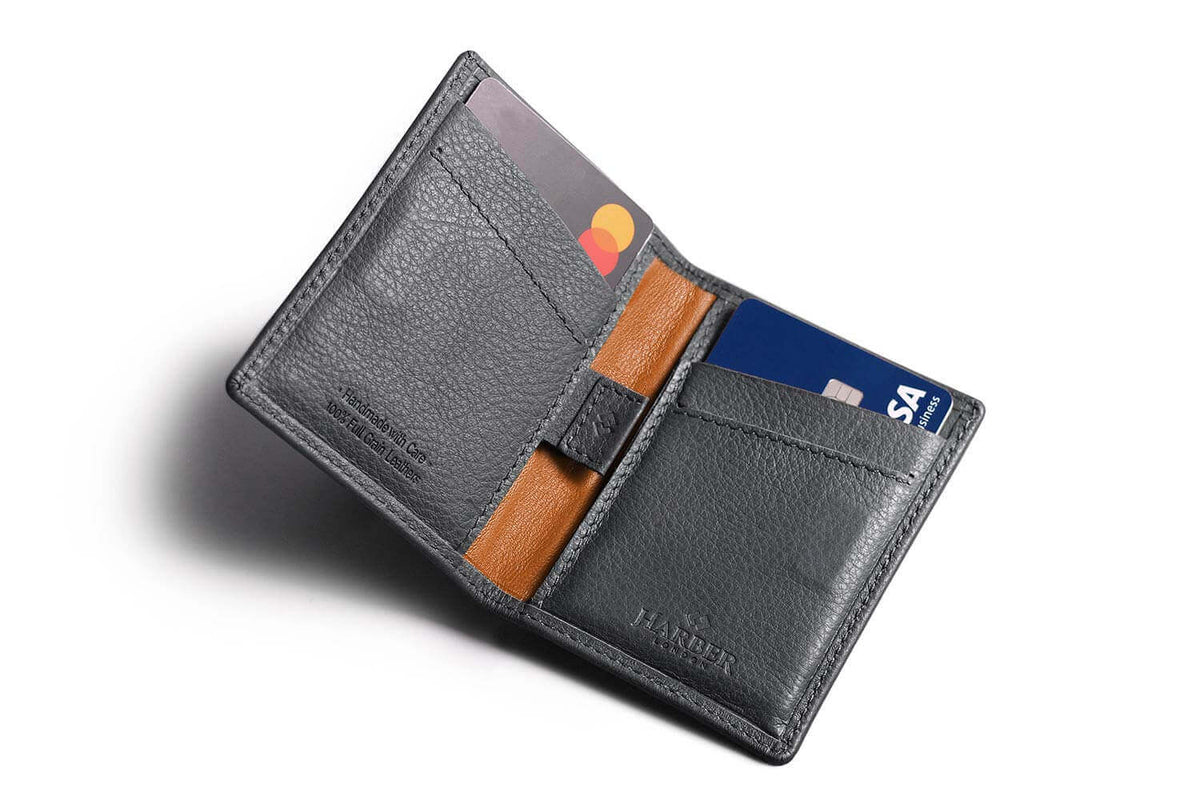 RFID Card Wallet – Card Wallet with RFID Protection Grey