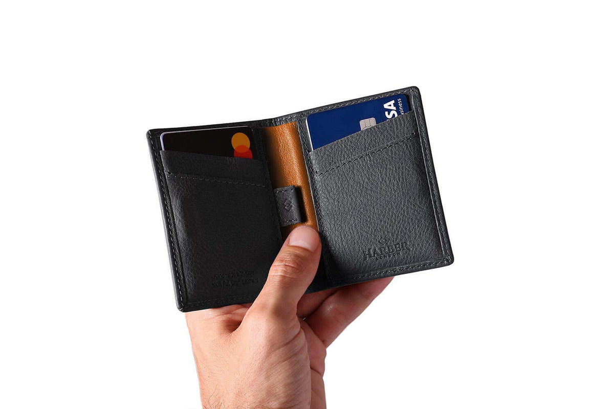 RFID Card Wallet – Card Wallet with RFID Protection Grey