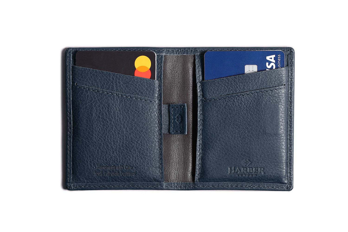 RFID Card Wallet – Card Wallet with RFID Protection Navy