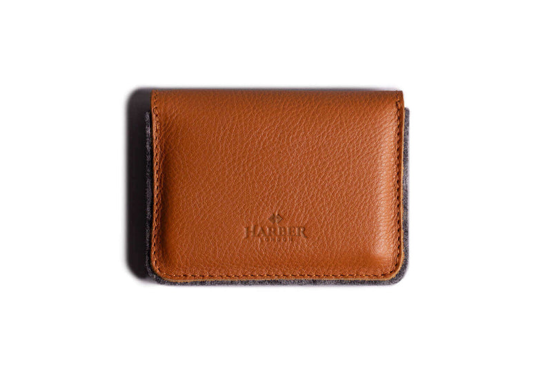  Classic - Flip Card Case Tan