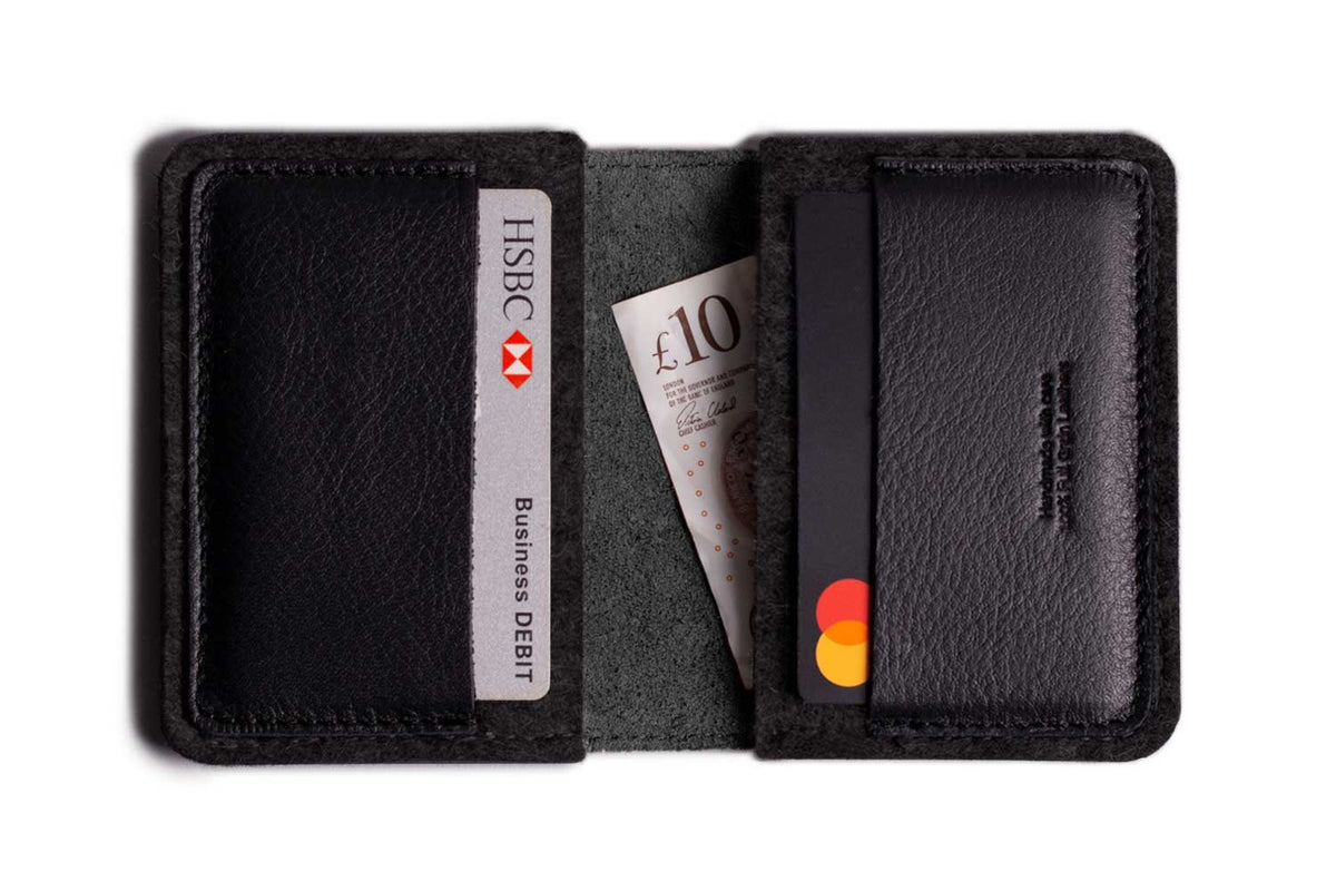  Classic - Flip Card Case Black
