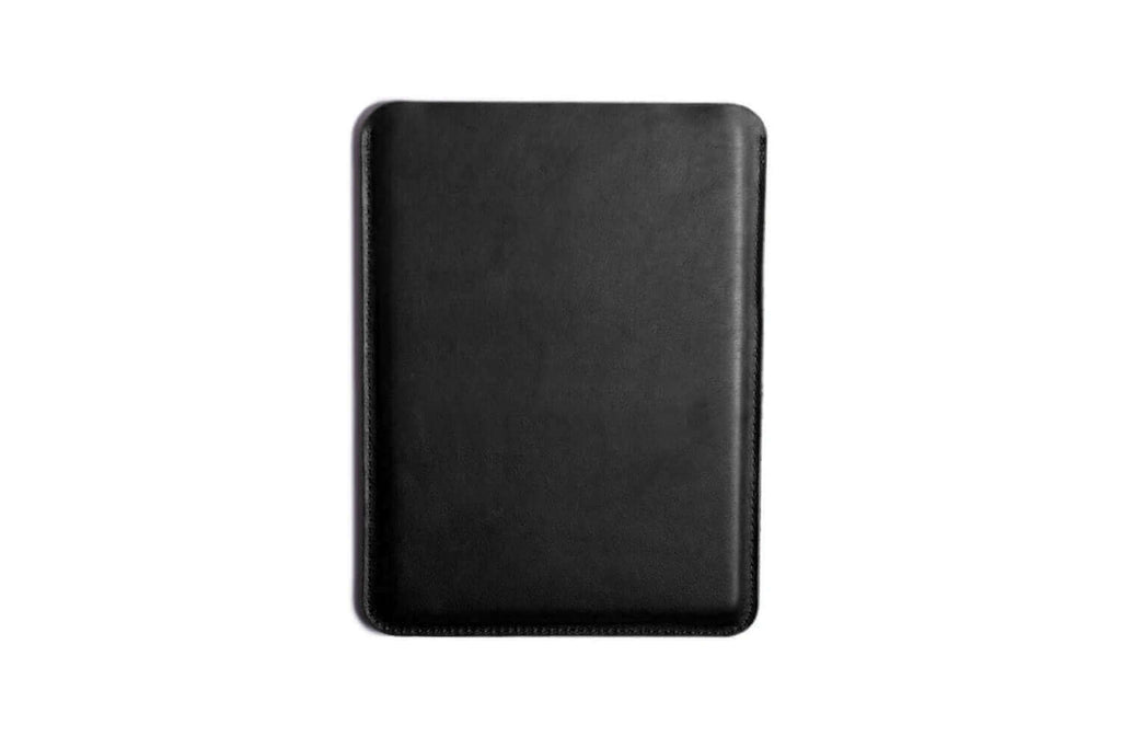 Leather iPad and Kindle Case Sleeve Black