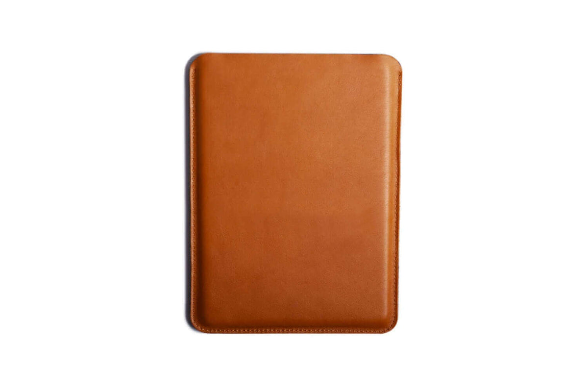 Classic – Leather iPad & Kindle Sleeve Case Tan