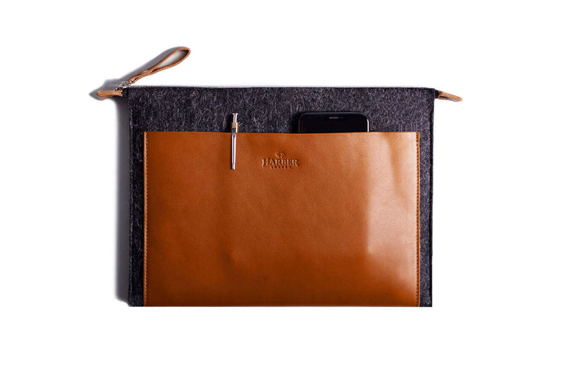 Folio iPad Pro EVO with Apple Pencil Holder Tan