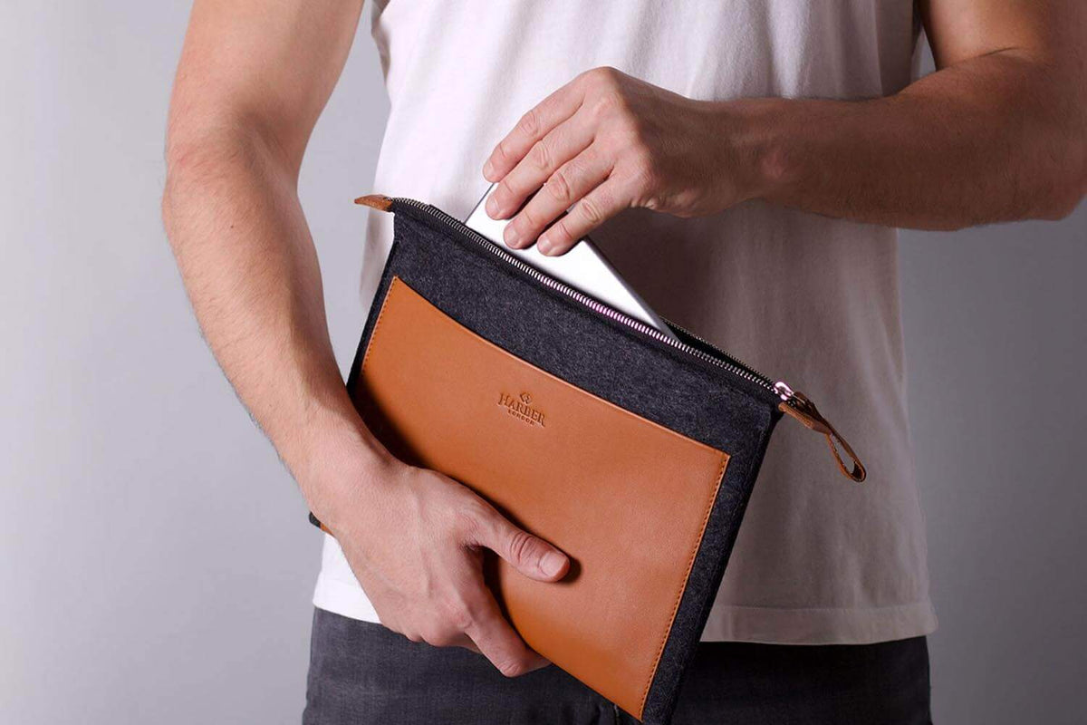 Folio iPad Pro EVO with Apple Pencil Holder Tan