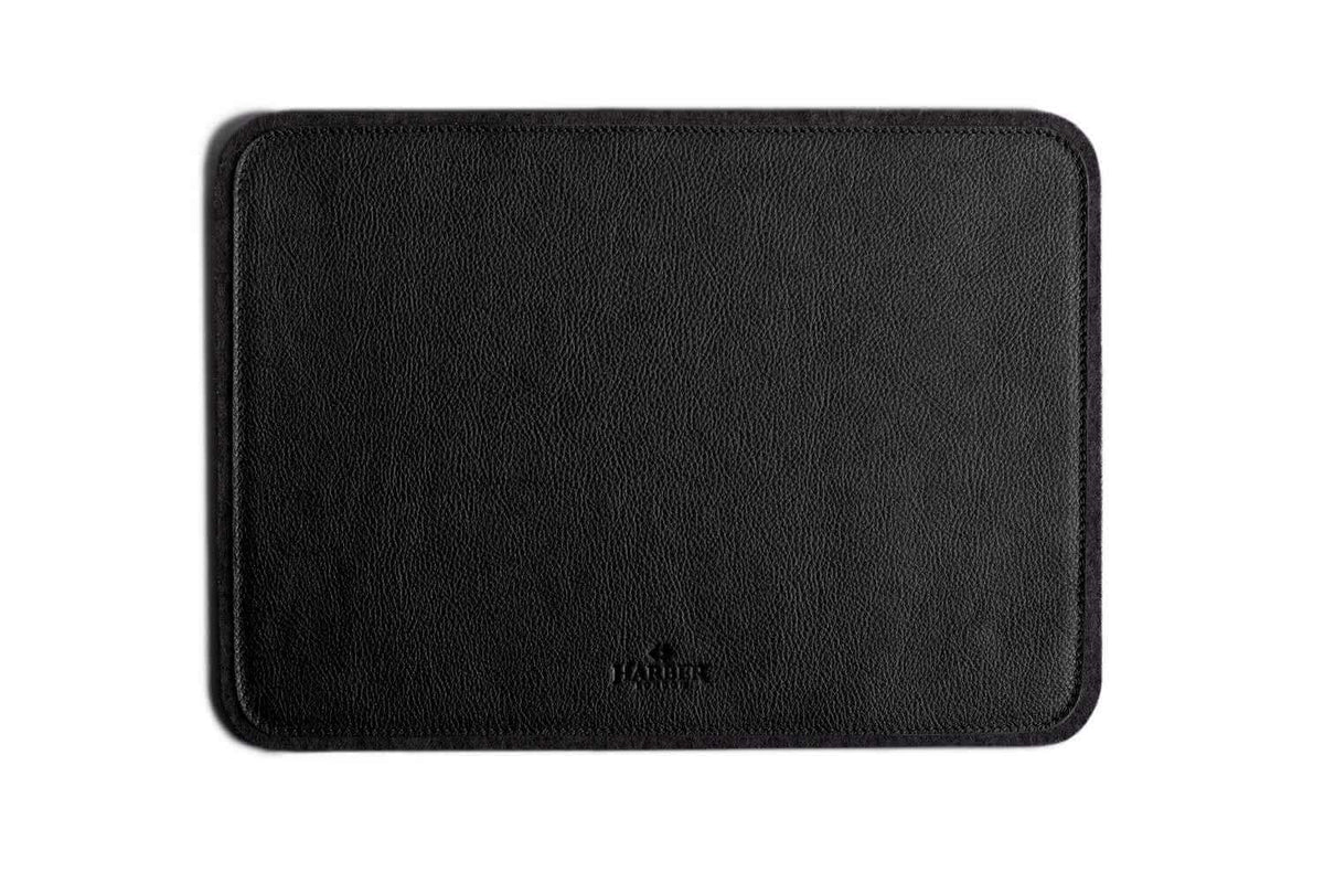 Leather MacPad Black Felt