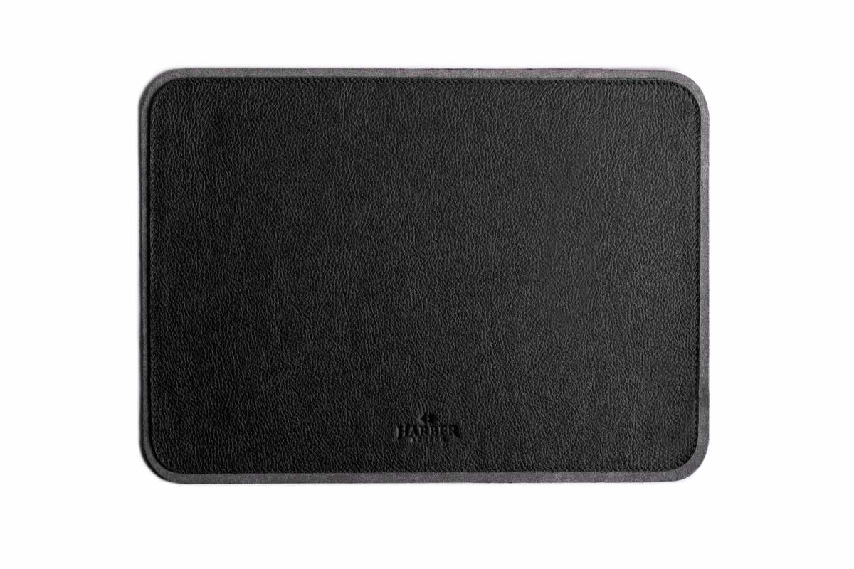 Leather MacPad Black Microfibre