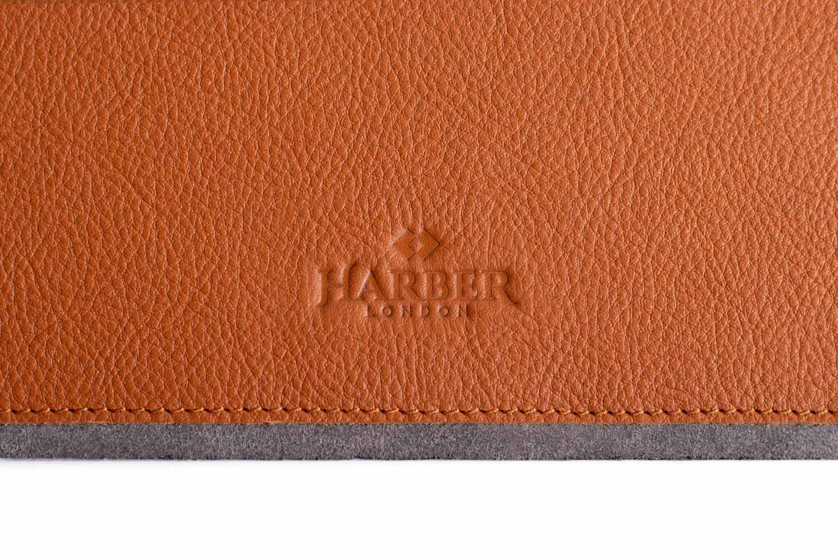 Leather MacPad Tan Microfibre