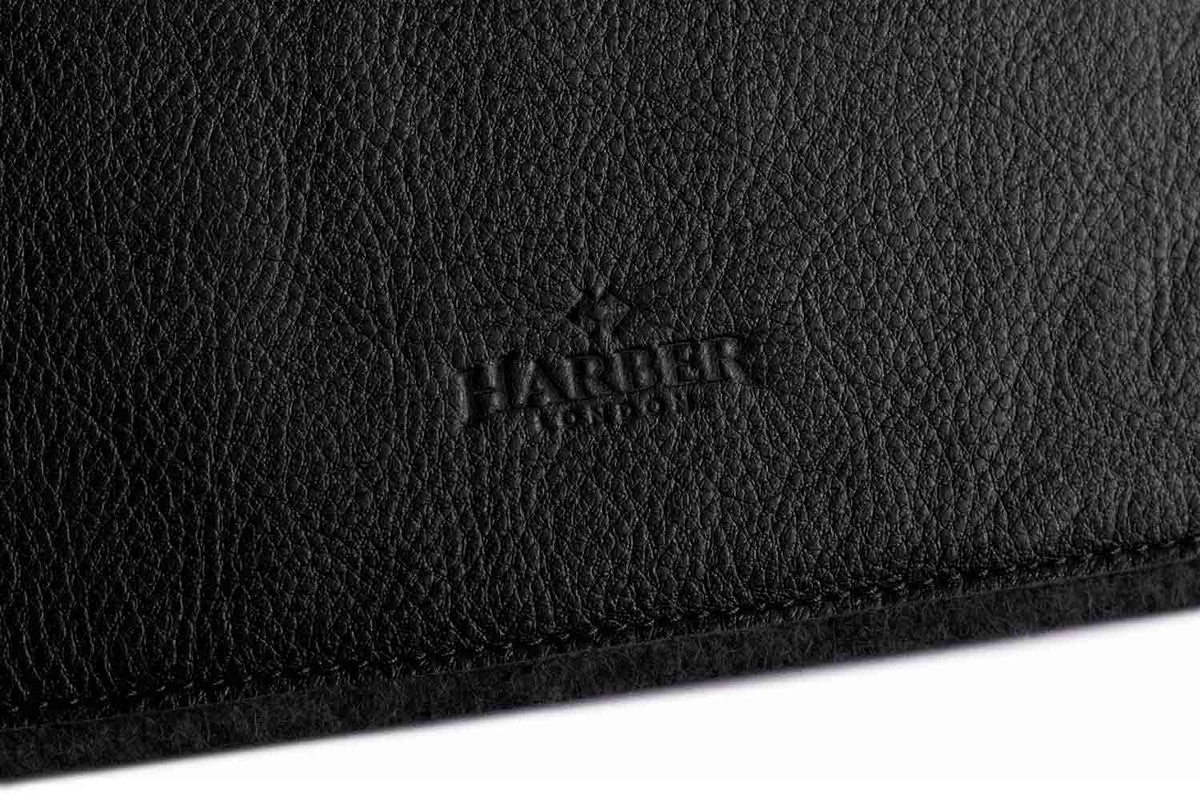  Leather Mouse Pad Black Felt