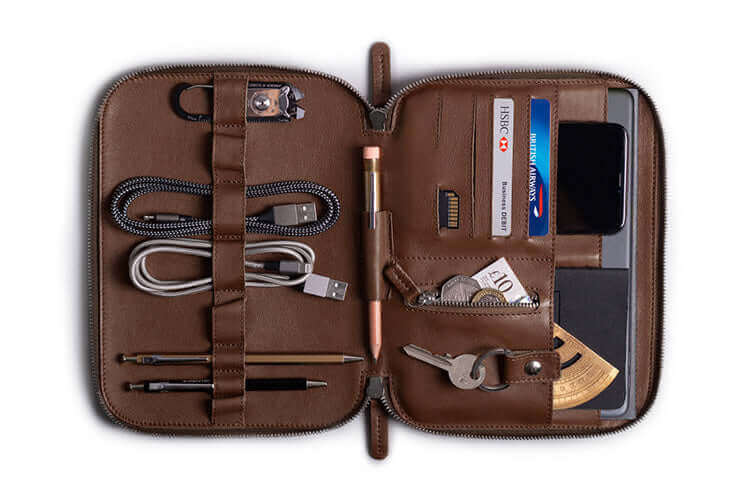 Nomad Organiser Mini Pro Deep Brown
