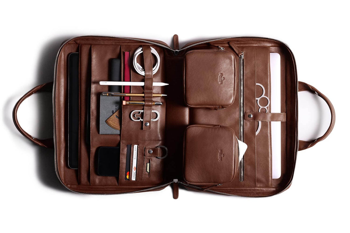 Work Briefcase – Deep Brown Nomad