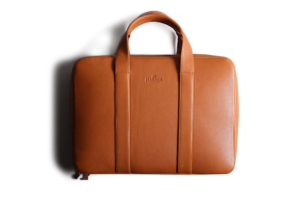 Laptop Briefcase Tan