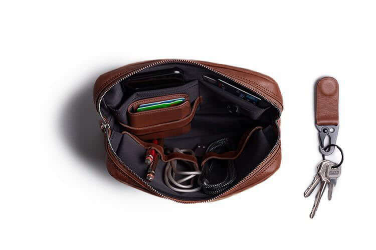 Work Briefcase – Deep Brown Tech