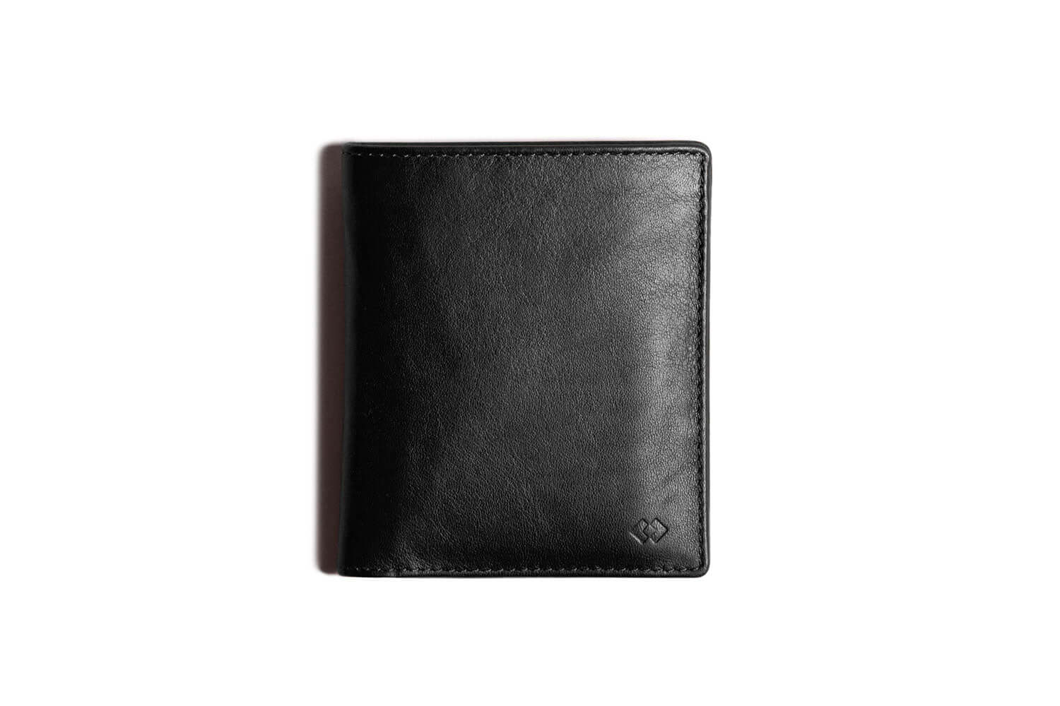 Leather Mens Black Small Leather Wallet Men Small Wallets Bifold for M