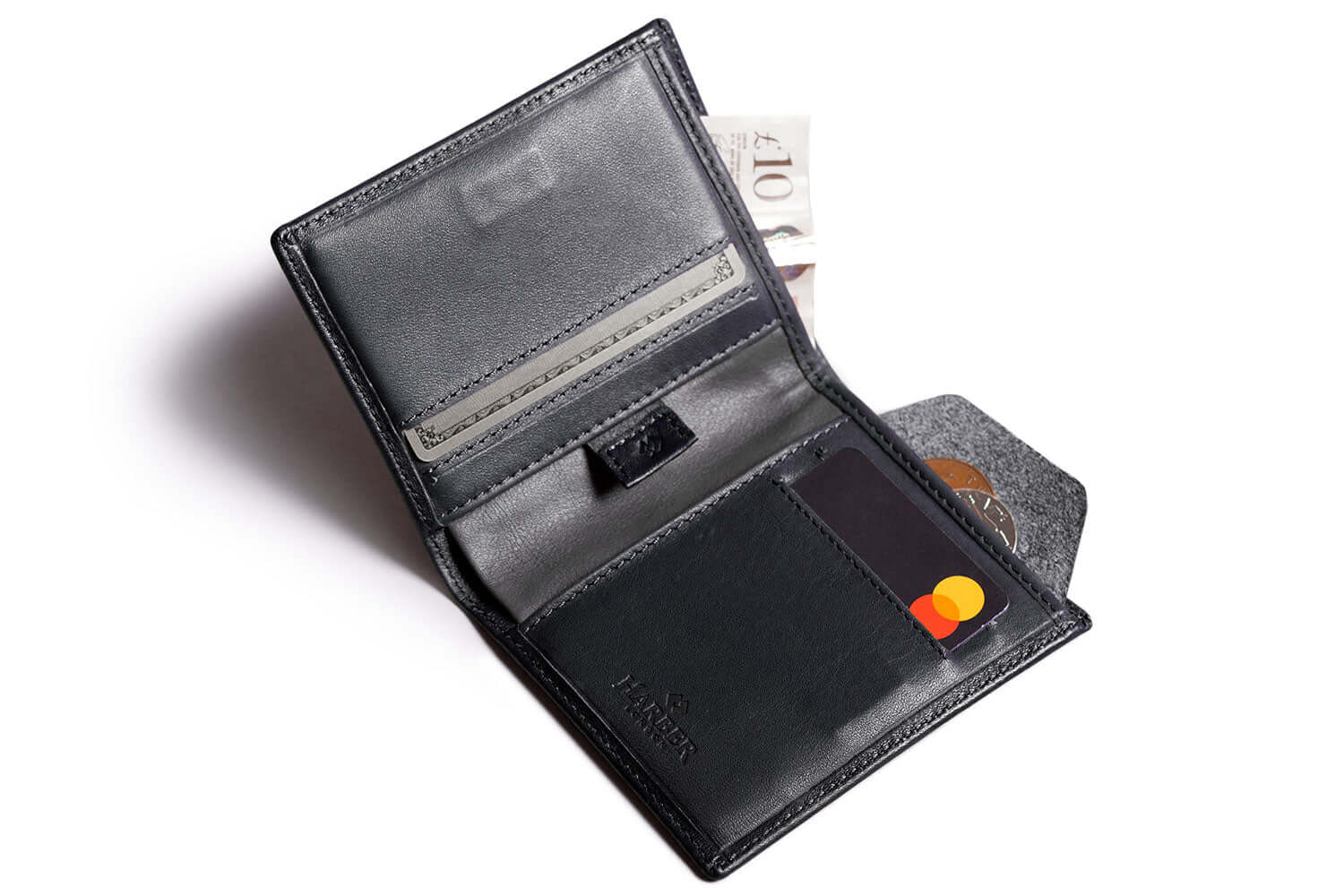 Leather Bifold Wallet With RFID Protection Harber London Leather Bifold Wallet With Rfid Protection Harber London