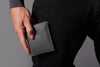 Leather Bifold Wallet with RFID Protection Grey