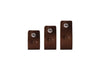 Leather Cable Ties - Pack Organiser Deep Brown