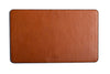 Leather Desk Mat Tan Felt