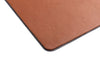 Leather Desk Mat Tan Microfibre