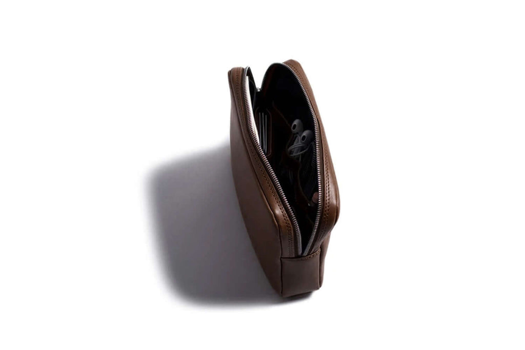 Tech Dopp Kit Deep Brown