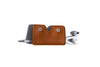  Leather Earphone Cord Wrap Case Tan