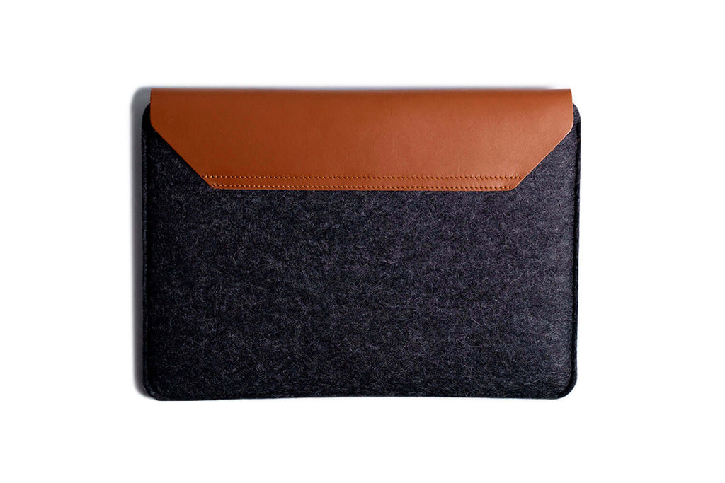 Leather Macbook Envelope Case Sleeve Tan