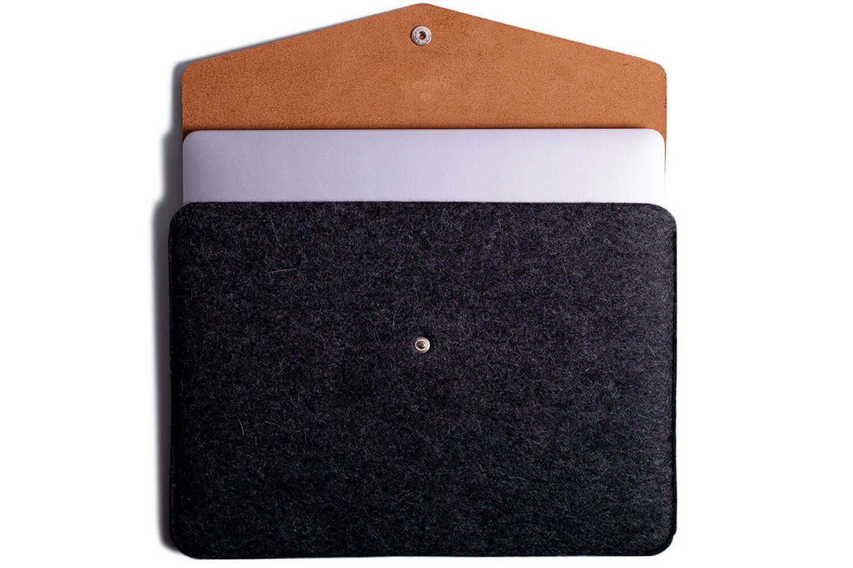 Leather MacBook Envelope Case Sleeve – Leather Macbook Envelope Case Sleeve Tan