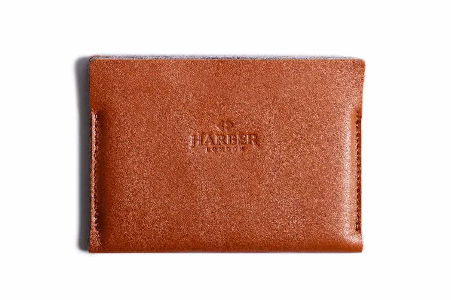 Super Slim Leather Passport Wallet Horizon