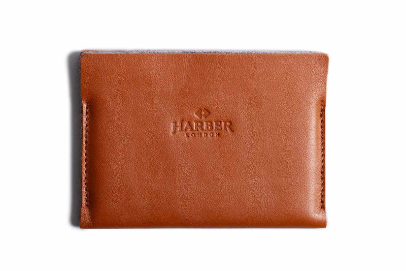 Super Slim Leather Passport Wallet - Horizon Tan