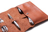  Leather Rollup Cord & Tools Wrap Tan