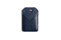 Leather Snap Card Holder - 2 pockets
