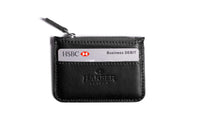 Leather Zip Coin Wallet