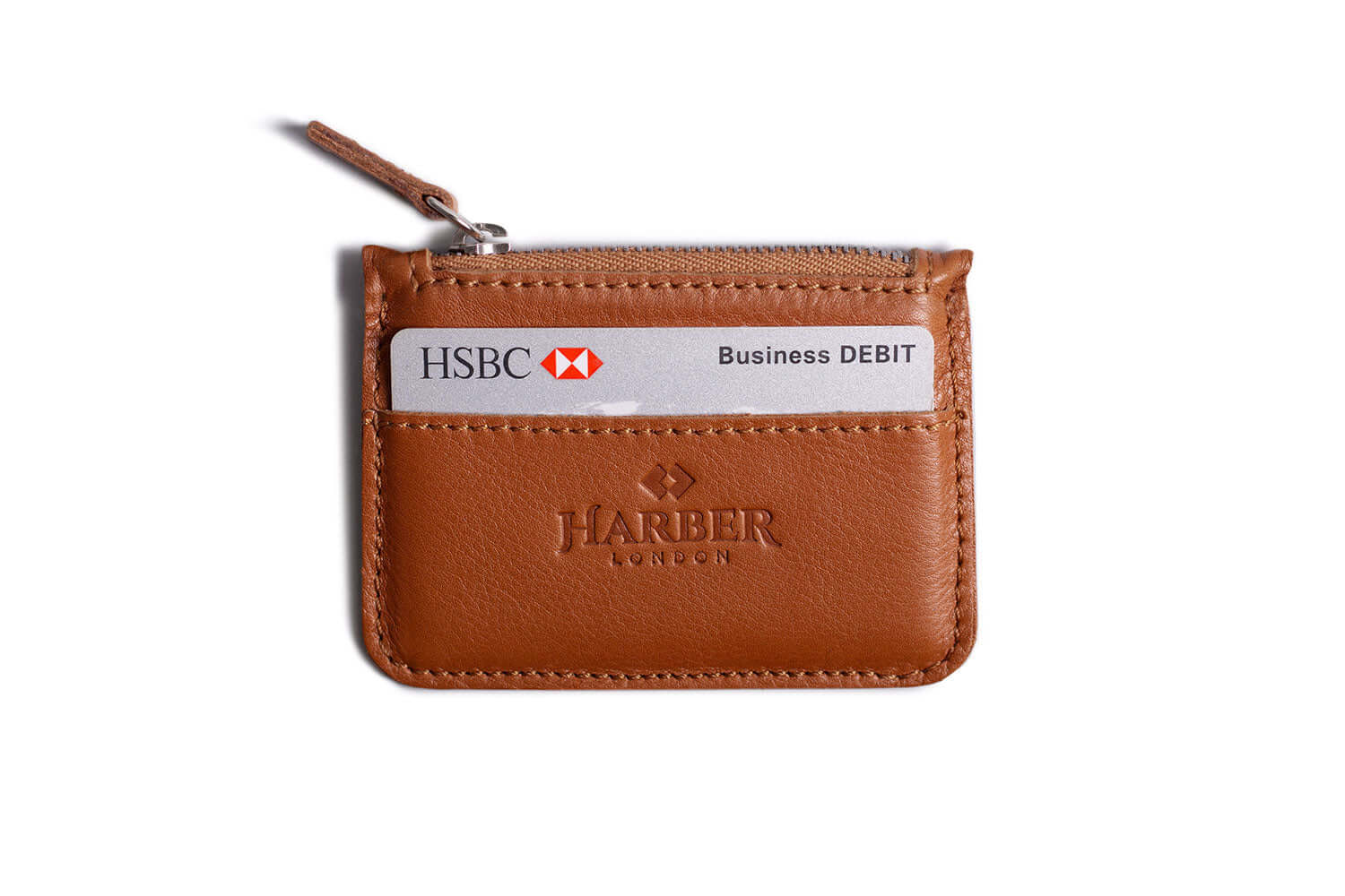 Leather Zip Coin Wallet