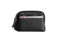 Leather Zip Pouch Wallet