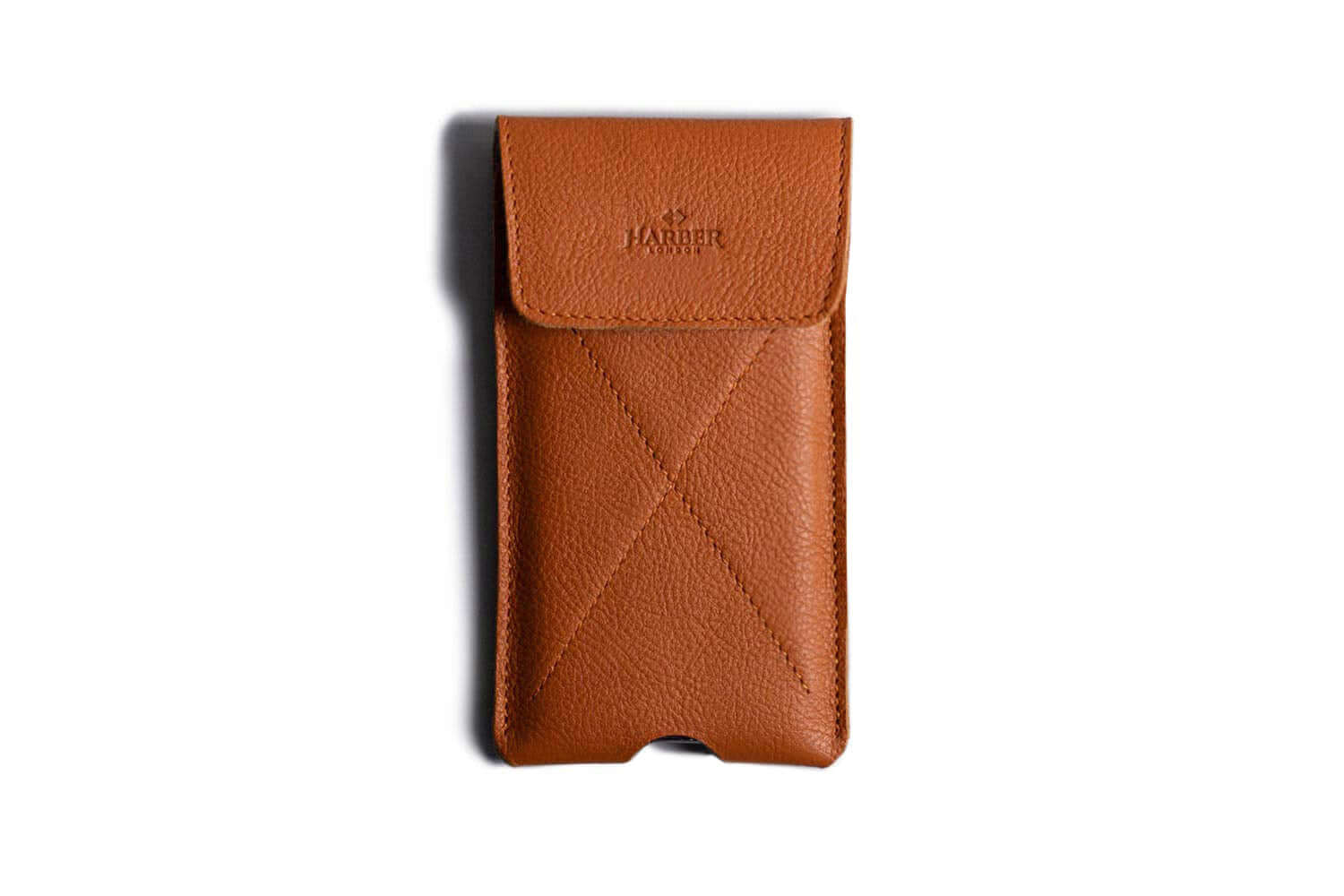 Pochette Enveloppe Magnétique Pour iPhone Tan