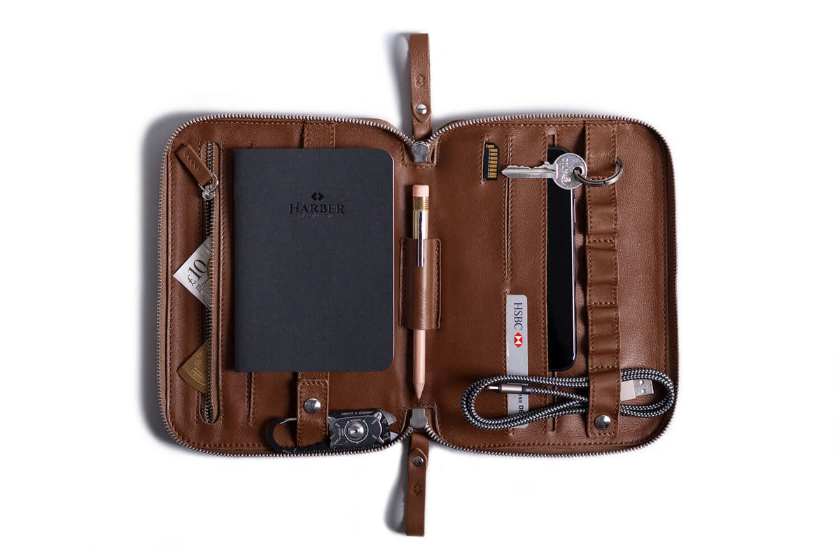 Nomad Organiser Mini Deep Brown