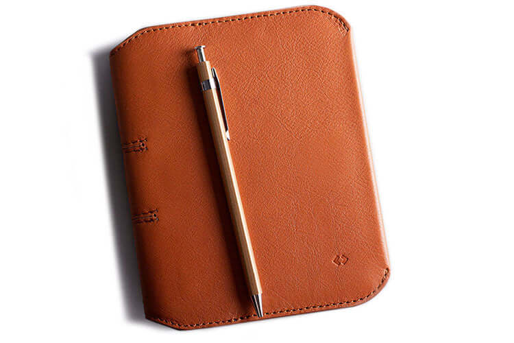 Leather Notebook Cover Tan