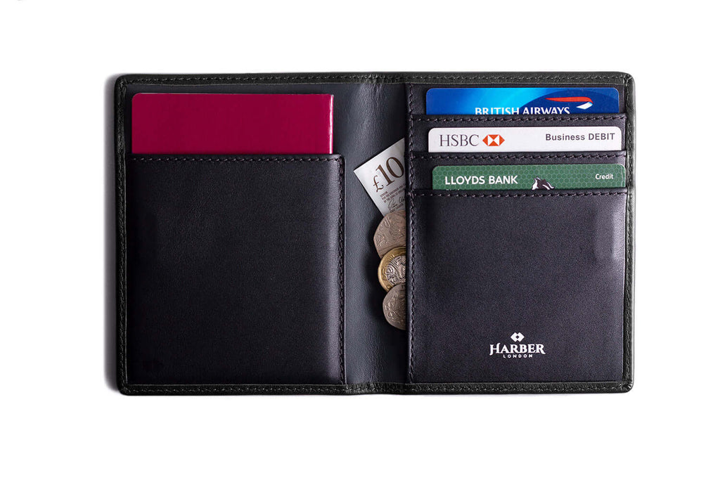 Passport Wallet Black